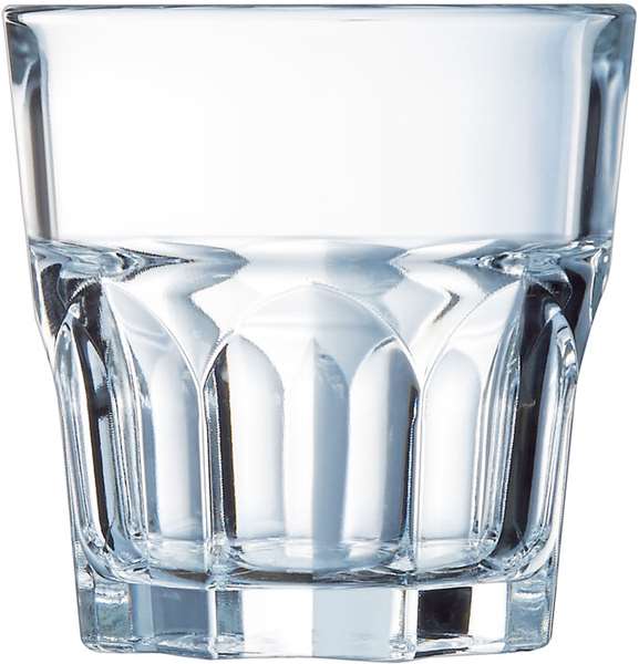 Image de VERRE TREMPE FORME BASSE 'GRANITY' 16CL