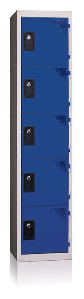 Image de VESTIAIRE SUIVANT MULTICASES 5 CASES SUPERPOSEES BLEU