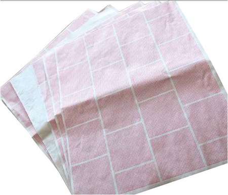 PAPIER DUPLEX VICHY ROSE 40X32CM PAR 10KG