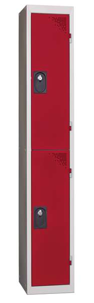 Image de COLONNE INITIALE 2 CASES 40CM PORTE ROUGE