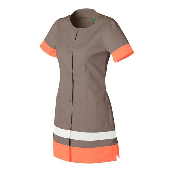 Image de NOEMIE MANCHE COURTE POLY 67%-COT33% CACAO T6