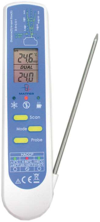 Image de THERMOMETRE DUO ROUGE+SONDE