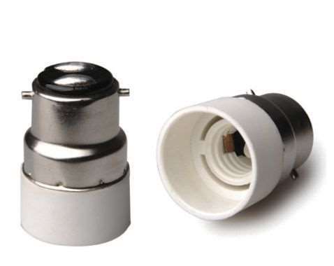 Image de ADAPTATEUR D'AMPOULE B22 POUR E14