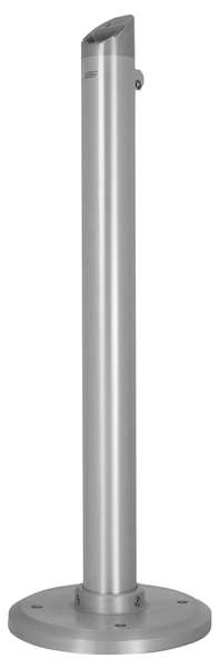 Image de CENDRIER TOTEM TUBULAIRE ALUMINIUM 4.5L SUR PIED