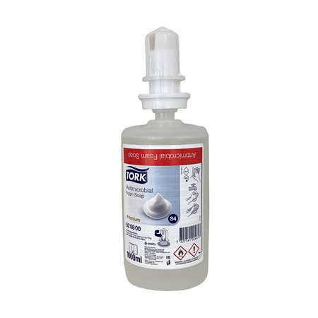 Image de TORK PREMIUM SAVON MOUSSE ANTIMICROBIEN ECOLABEL S4 1LX6