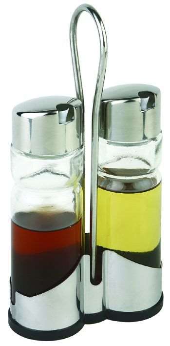 Image de MENAGERE INOX 2 PIECES HUILE ET VINAIGRE 20CL