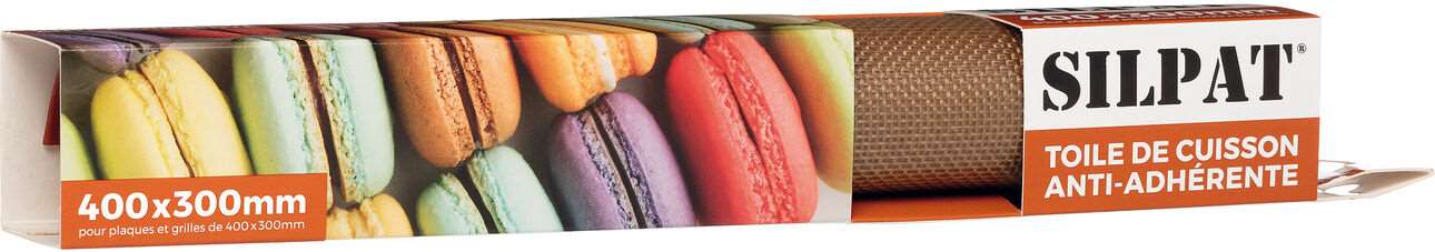 Image de TOILE CUISSON SILPAT POUR PLAQUE PATISSIERE (FTS585X385MM)
