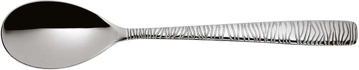Image de CUILLERE A DESSERT PLISSEO LONG.180MM