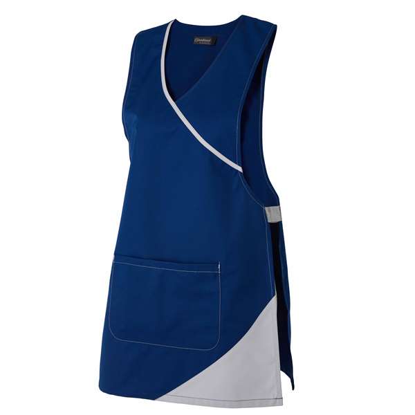 Image de TABLIER TESSA POLYCOT65%-COT35% GRANDE TAILLE MARINE