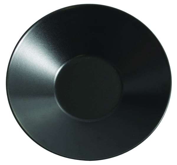 Image de ASSIETTE RONDE CREUSE NOIR 'KURO' DIAM.230MM