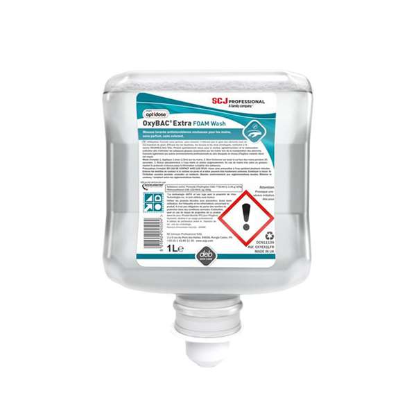 Image de OXYBAC EXTRA FOAM WASH ANTIMICROBIEN 1LX6