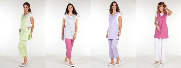 Image de TABLIER LILLY POLYCOT65%-COT35% GRANDE TAILLE PARME