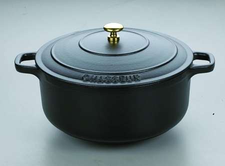 COCOTTE RONDE NOIRE AVEC COUVERCLE DIAM.320MM