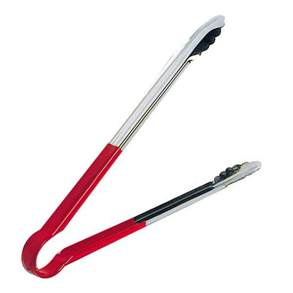 Image de PINCE TOUS USAGES MANCHE PVC ANTIDERAPANT ROUGE LONG.300MM