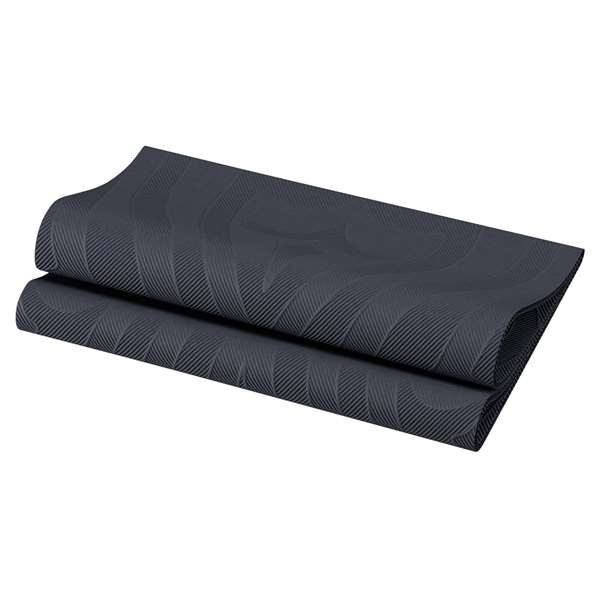 Image de SERVIETTE ELEGANCE LILY NOIRE 40X40CM X240