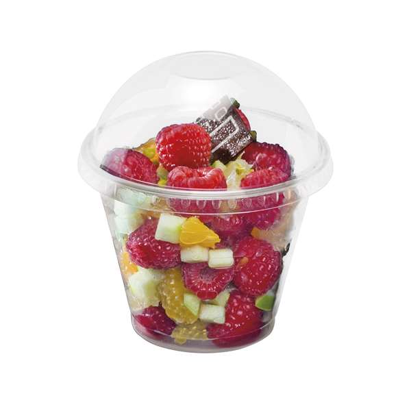 Image de COUVERCLE DOME CRISTAL POT A DESSERT MOULIPACK 245-275ML X50