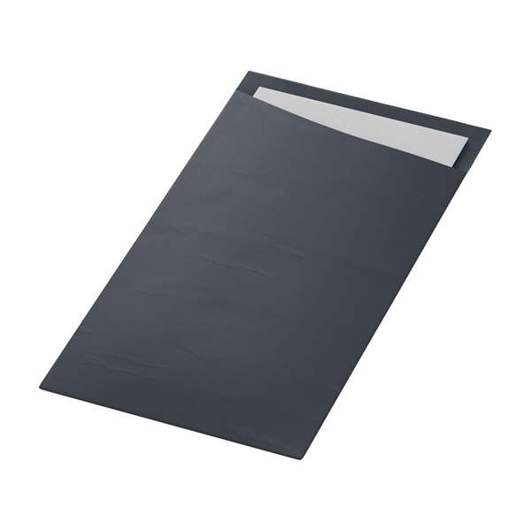 Image de SACCHETTO NOIR SERVIETTE DUNISOFT BLANCHE 32X40CM X240
