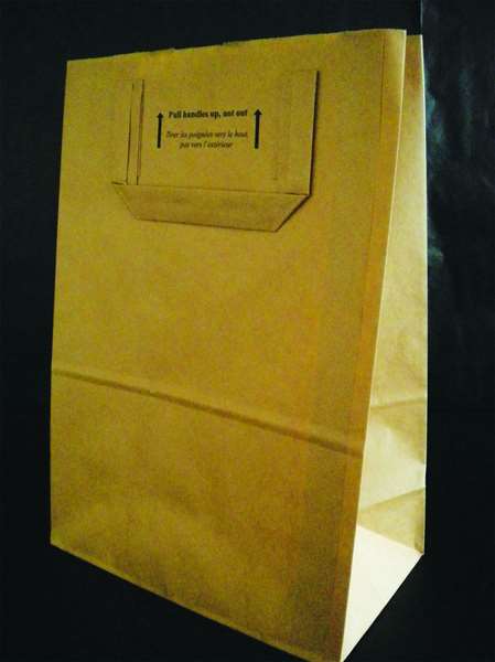 Image de SAC KRAFT BRUN POIGNEE PLATE (FTS220X120X300MM) X250