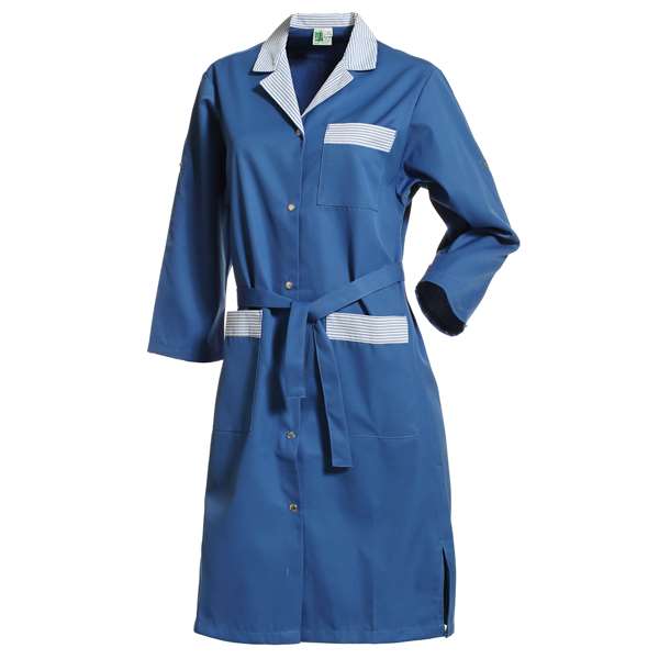 Image de BRIGITTE MANCHE TRANSFORMABLE POLY65%-COT35% BLEU ROYAL T3