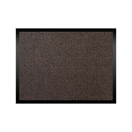 TAPIS CAHORS SEMELLE PVC 0.60X0.80M BRUN CHATAIGNE