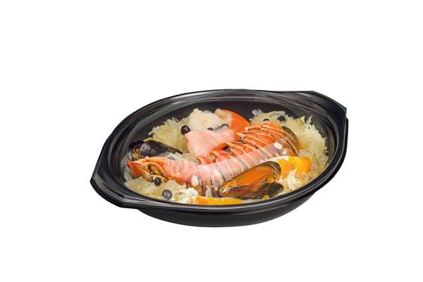 Image de WOK NOIR+COUV TRANSP WOKIPACK (FTS245X206X64MM) 900ML X200