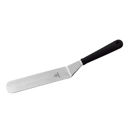 SPATULE COUDEE INOX MANCHE STANDARD LONG.150MM