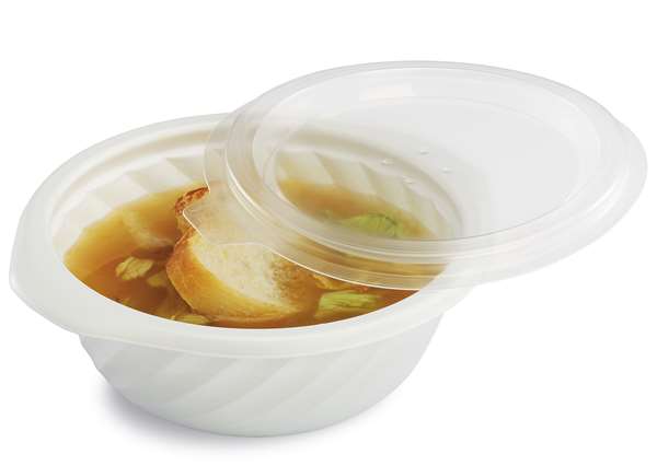 Image de COUVERCLE TRANSPARENT BOL BOWLIPACK 350-400ML X600
