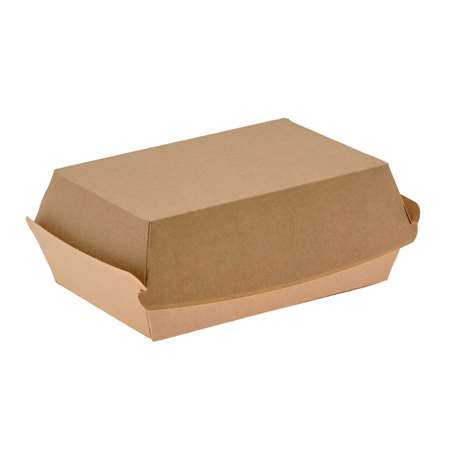 COQUE HAMBURGER 155 KRAFT BRUN (FTS155X100X70MM) X100