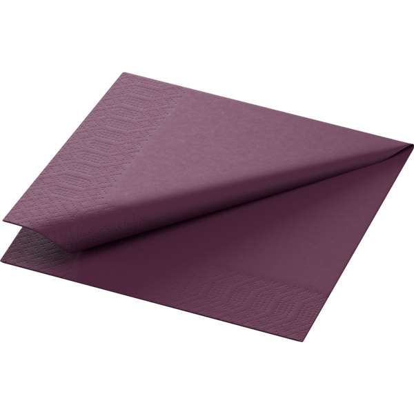 Image de SERVIETTE OUATE PRUNE 2P 24X24CM  X2400