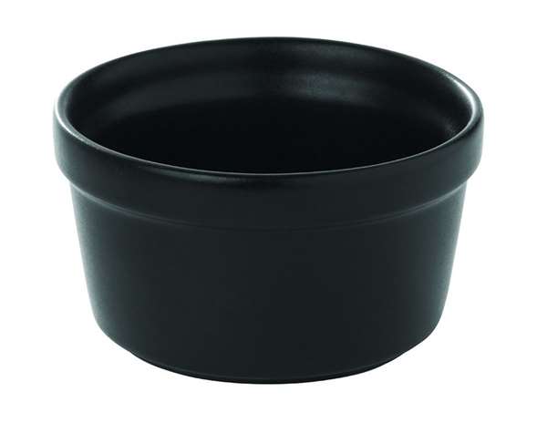 Image de RAMEQUIN CERAMIQUE NOIR 'BLACK STONE' 15CL