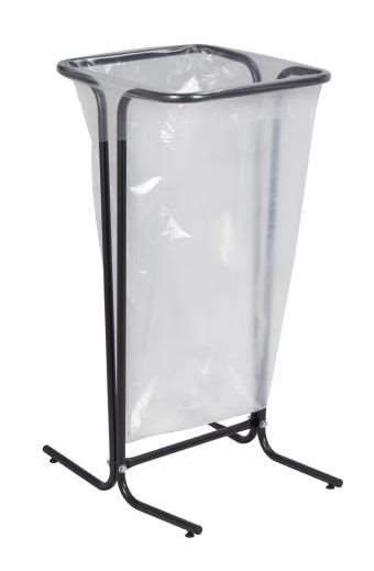 Image de SUPPORT SAC TUBULAIRE SUR PIED TUBAG - 110L - GRIS MANGANESE
