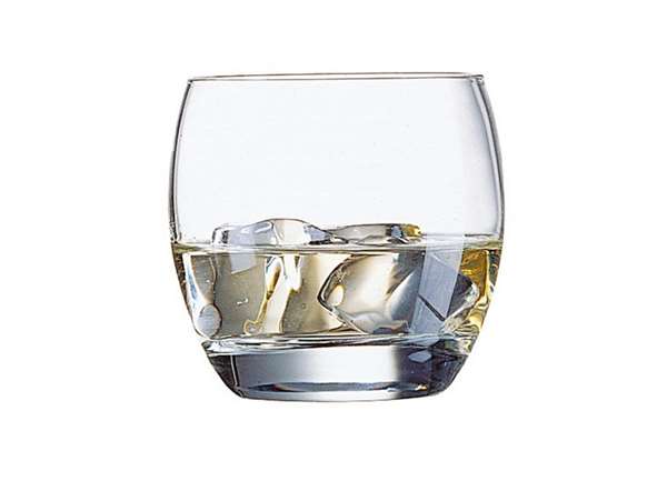 Image de VERRE A EAU 'SALTO' TRANSPARENT 9X8.4CM