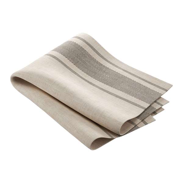 Image de SERVIETTE TOWEL NAPKIN MALIA NOIRE 38X54CM X250