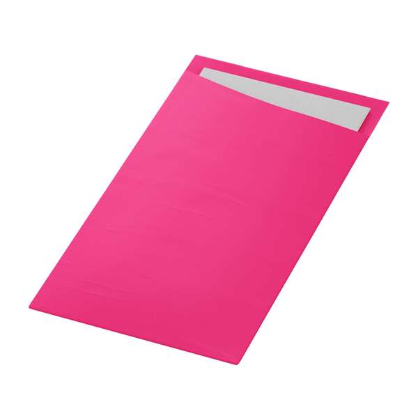 Image de SACCHETTO FUCHSIA SERVIETTE DUNISOFT BLANCHE 32X40CM X240