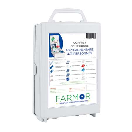 Image de COFFRET DE SECOURS 'AGRO ALIMENTAIRE' 4/8 PERSONNES
