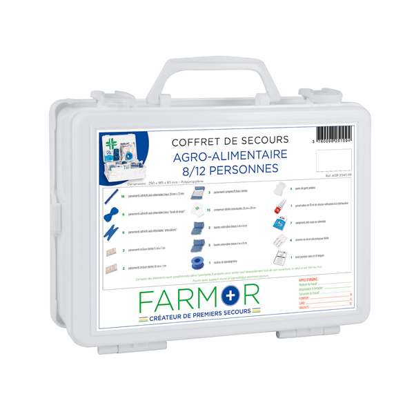 Image de COFFRET DE SECOURS 'AGRO ALIMENTAIRE' 8/12 PERSONNES
