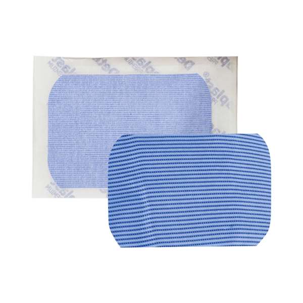 Image de PANSEMENT BLEU EN POLYETHYLENE 50X72MM PAR 50