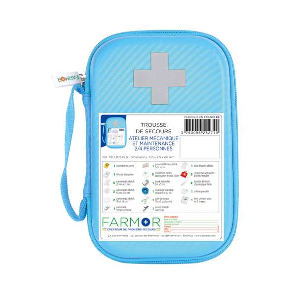 Image de TROUSSE DE SECOURS 'ATELIER MECANIQUE ET MAINTENANCE' 2/4 P