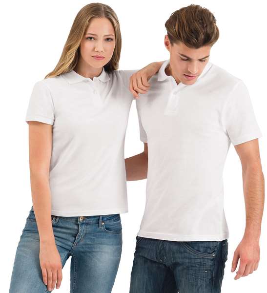 Image de POLO FEMME B&C 100%COT JAUNE TS