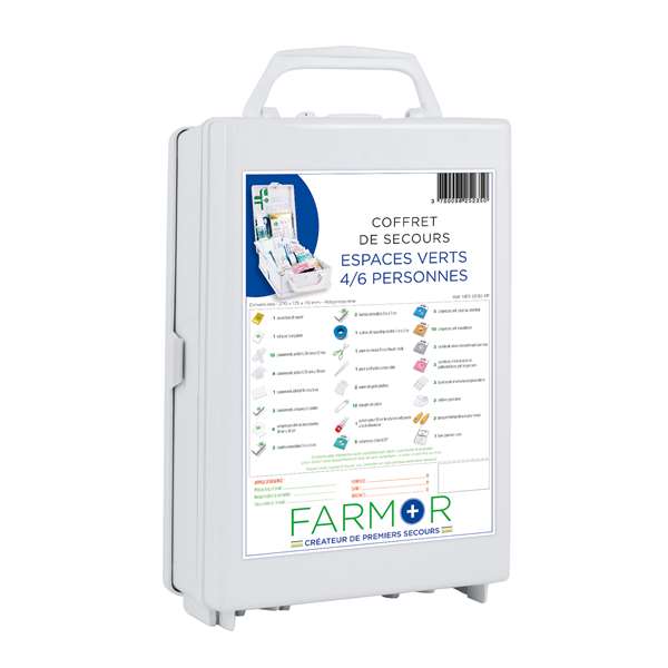 Image de COFFRET DE SECOURS 'ESPACE VERT' 4/6 PERSONNES