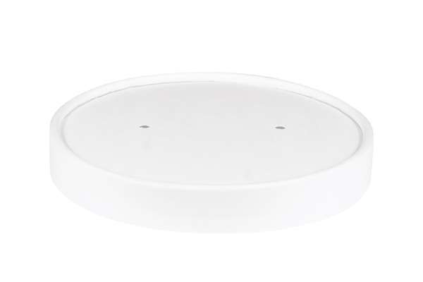 Image de COUVERCLE CARTON BLANC POUR POT A SOUPE 780-960ML X25