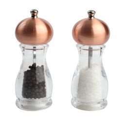 Image de MOULIN A SEL 'GLOBE' FINITION CUIVRE 7CL