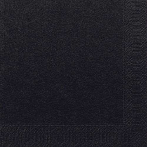 Image de SERVIETTE OUATE NOIRE 3P 33X33CM X1000