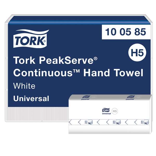 Image de TORK PEAKSERVE ESSUIE-MAINS BLANC CONTINUS H5 X4920