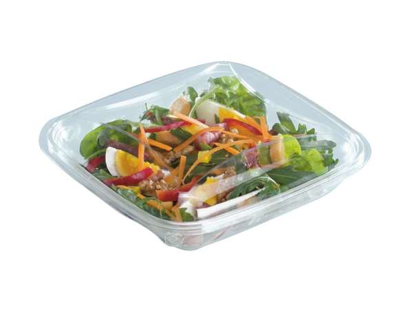 Image de BOITE SALADE CRUDIPACK NOIRE+COUV(FTS160X160X45MM)370ML X320