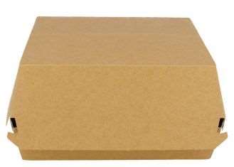 BOITE HAMBURGER CARTON BRUN THE PACK (FTS176X168X78MM) X50