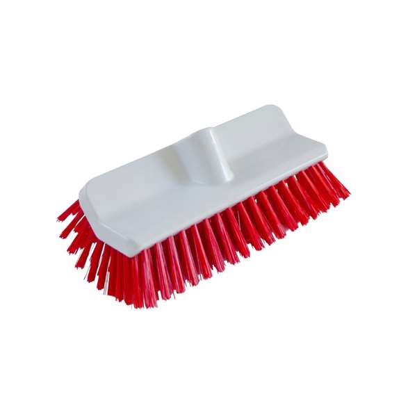 Image de FROTTOIR RECUREUR ALIMENTAIRE ANGLE BI-LEVEL ROUGE 25CM