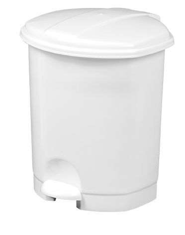 Image de POUBELLE A PEDALE PLASTIQUE PRIMA 5L BLANCHE