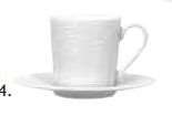 Image de TASSE A CAFE BLANCHE 'MARTELE' 10CL