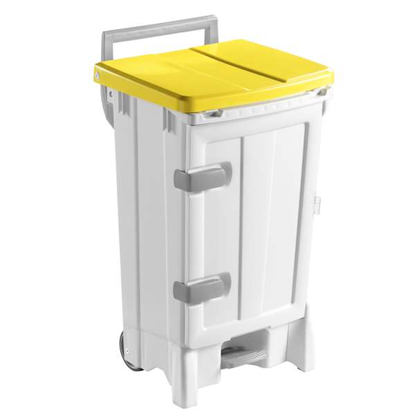 Image de POUBELLE POLARIS DELUX SPECIAL TMS JAUNE 90L